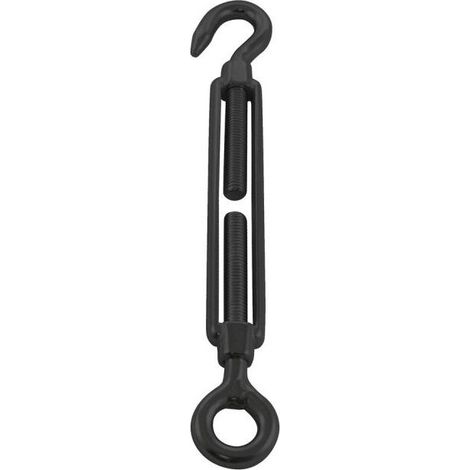 Tendeur oeil crochet M5 Oeil 8 Inox A4 Noir (1/2)