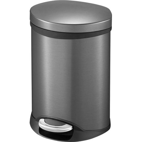 Primaster Treteimer Shell 6 l Anti-Fingerprint Kosmetikeimer Badeimer Mülleimer (1/2)