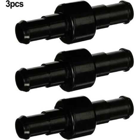 D20 Lot de 3 Raccords Rotatifs pour Tuyau D'arrosage avec 6 Embouts D15 Compatibles avec Zodiac Polaris 180 280 380 Robot Nettoyeur Piscine noir (1/5)
