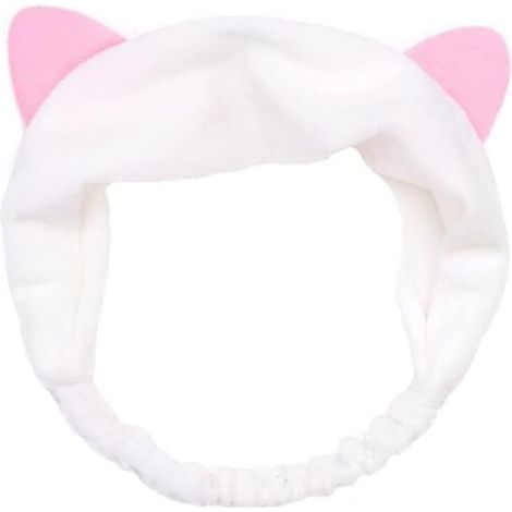 Haarband mit Katzenohren zum Gesichtwaschen oder Schminken – ein praktisches und niedliches Beauty-Accessoire - Crezuo