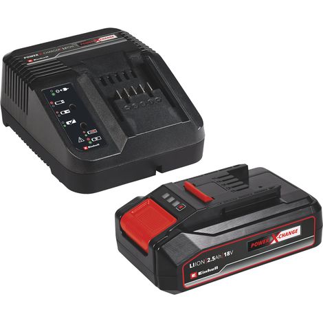 Einhell BATTERIA + CARICABATTERIA POWER-X-CHANGE  18 V - 2,5 Ah