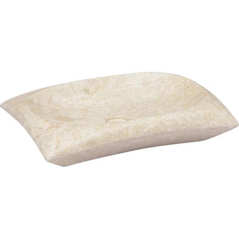 Lavabo crème 50x35x10 cm en marbre