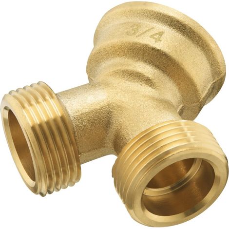 Xavax Y-Verteiler 3/4" Metall für 2 Zulaufschläuche