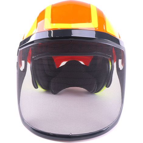 Casque forestier PROTOS® KOX Edition – Protection auditive intégrale – Visière pour environnement forestier – Norme EPI