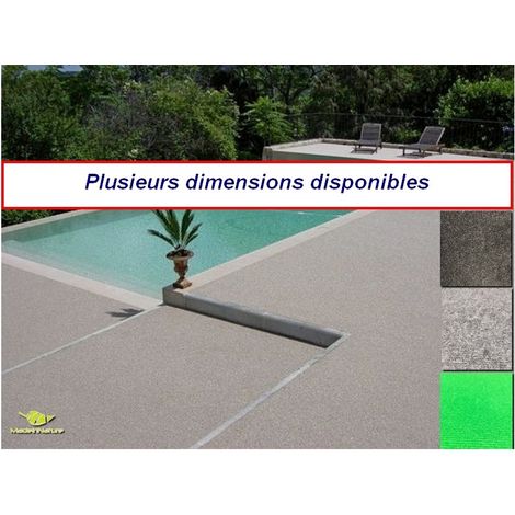 Moquette d'extérieur dimensions et couleurs au choix tapis artificiel malta idéal pour balcon revêtement de sol outdoor - 900 x 200 cm - Gris clair.