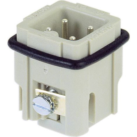 HARTING 09200032611 Insert mâle Han® A 3 + PE raccord à vis 1 pc(s) D19641 (1/2)
