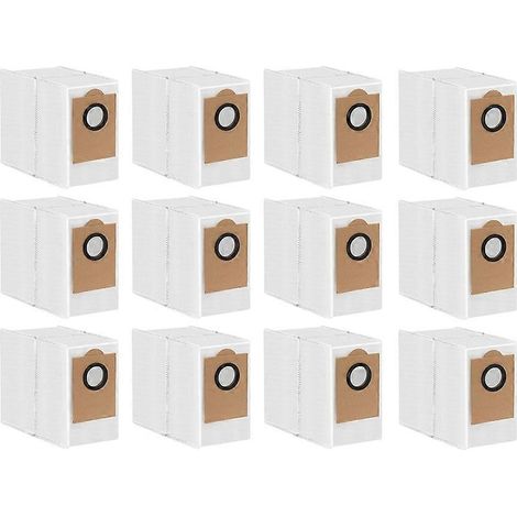 Lot de 12 sacs à poussière pour aspirateur robot Lefant M3 - Pièces de rechange (1/5)