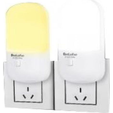 Veilleuse à brancher avec interrupteur LED (double lumière)