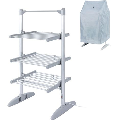 Ultra Compact 3-Tier Airer With Cover by Rediffusion RED202