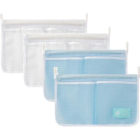 Ensemble de 4 sacs de rangement pour porte de réfrigérateur, sac en filet à suspendre, sac de tri pour divers articles de cuisine et de maison (1/5)