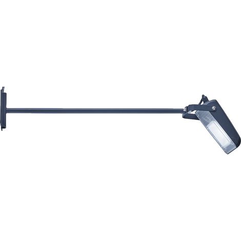 Applique Contemporanea Pub Alluminio Nero Policarbonato Led 9W 4000K (1/5)