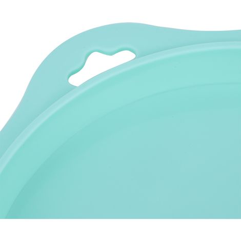 Moule à gâteau en silicone à étages, 4 pièces, forme ronde, moule à pain, moule à gâteau, ustensiles de cuisson antiadhésifs (vert L) (1/5)