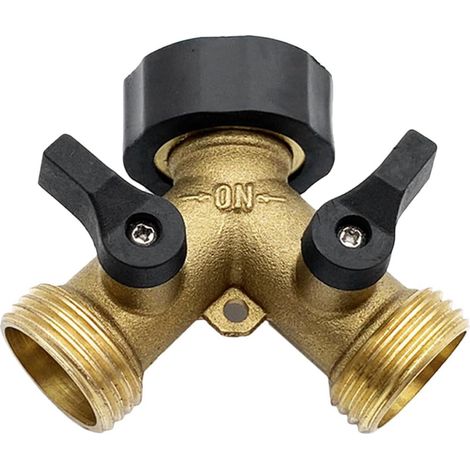 Wege Wasserhahnverteiler Y Verbinder aus Robustem ABS mit 1