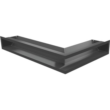 Eck-Lüftungsgitter LUFT links 60x40x9 Graphite (1/5)