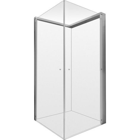 Box doccia Duravit OPENSPACE 1000x1000mm Vetro pulito, montaggio a destra