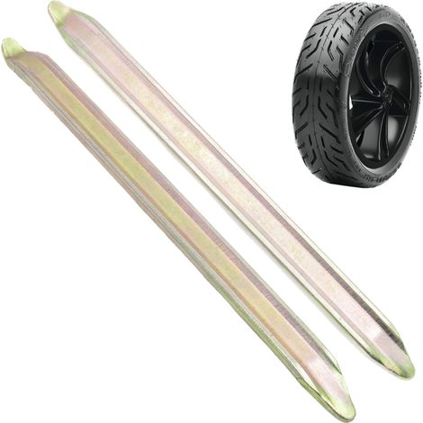 Palancas para neumáticos macizos de patinetes eléctricos, llanta de acero de 24 cm. Palancas para desmontar neumáticos. (1/4)