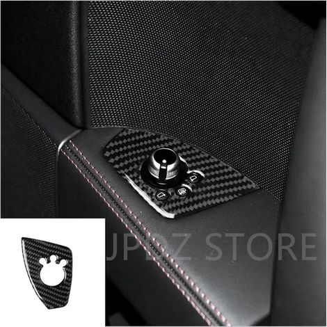 (1RHD) Autocollants en fibre de carbone pour garnitures de panneau CD de climatisation, de console centrale et de commutateur de phares des Audi TT 8N et 8J MK1, MK2 et MK3 (1/4)