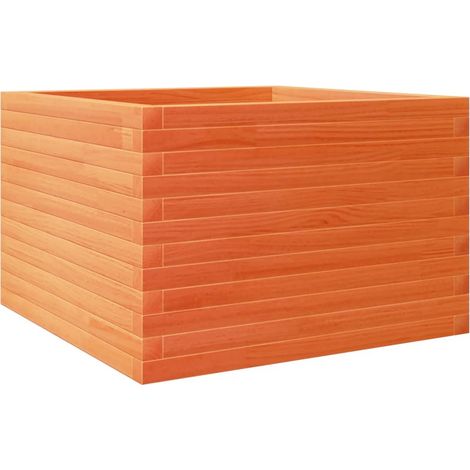 Maison Exclusive - Pflanzkübel Wachsbraun 70x70x45,5 cm Massivhol