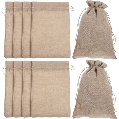 Jutebeutel mit Kordelzug 20 x 30 cm Mehrzweck Geschenktüten