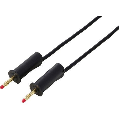 VOLTCRAFT MSB-132 2m schwarz Cordon de mesure mâle 4 mm mâle 4 mm 2 m noir 1 pc(s) (1/5)