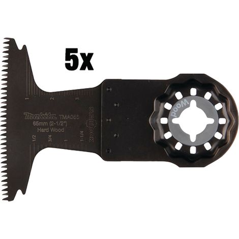 Makita 5x lame de scie plongeante 65mm TMA056 - B-64901-5