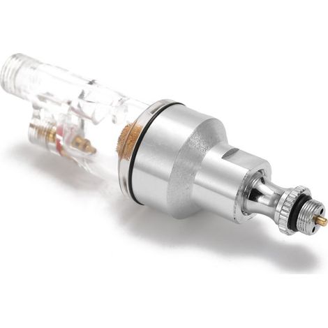 Ensemble d'accessoires pour aérographe professionnel, tuyau tressé en nylon de 1,8 m (avec raccords de 1/8" aux deux extrémités) et séparateur huile-eau d'interface (1/5)