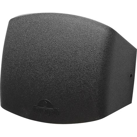 Aplique de exterior ABRAM 1xR7s 3,5W con pulsador CCT (3colores) IP55 resina negra (1/2)
