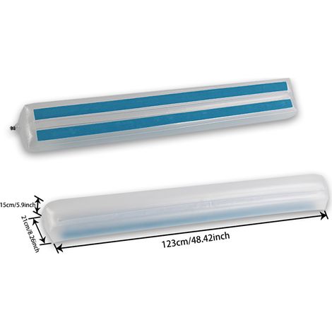 Lot de 2 barrières de sécurité gonflables pour lit bébé, anti-chute et antidérapantes, idéales pour la maison et les voyages. (1/5)