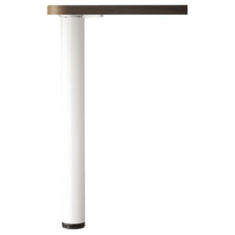 Pieds réglable 3cm maximum diamètre 60mmx71cm blanc set de 4P - 23R-71BL