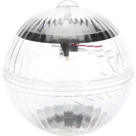 boule Lampe flottante multicolore étanche à énergie solaire luminaire décoratif pour piscine et jardin (1/5)