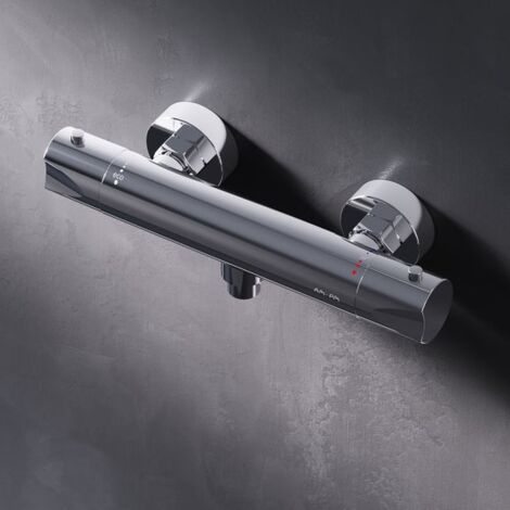 AM.PM Mitigeur Thermostatique de Douche Chrome Robinet Baignore Thermostatique 38℃ Mélangeur de Baignoire Thermostatique en Laiton (1/5)