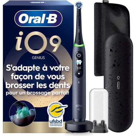 Cepillo de dientes eléctrico Oral B iO9 Series Edición Luxe Black Onyx (1/5)