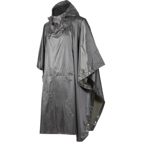 Poncho de Pluie de Travail Poncho - Taille TU - Olive - Résistant et Imperméable - D-Work
