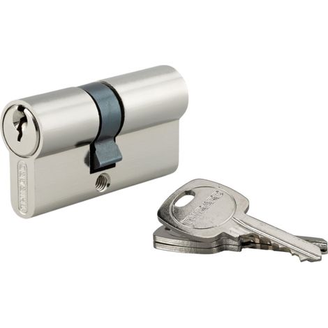 Cilindro europeo STD, 27 x 32 mm, nichelato, 3 chiavi – THIRARD (1/4)