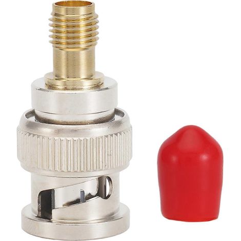 Adaptateur universel de connecteur de signal BNC vers SMA/JK, convertisseur BNC mâle/femelle vers SMA, adaptateur en cuivre. (1/5)
