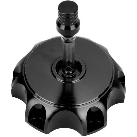 Tapón de depósito de combustible de aluminio mecanizado por CNC para motocicletas todoterreno de 50cc a 160cc (negro) (1/5)