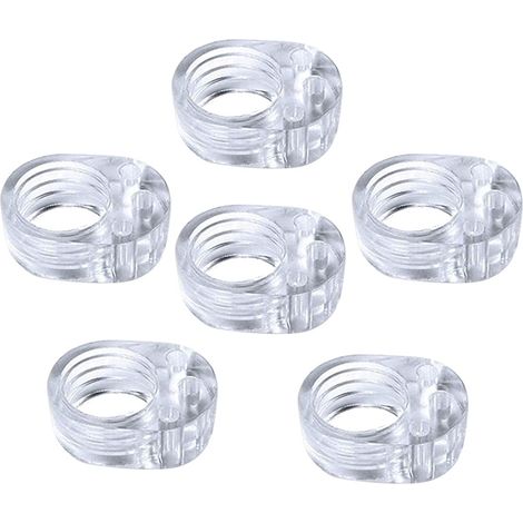Lot de 6 butées de poignée de porte (1/3)