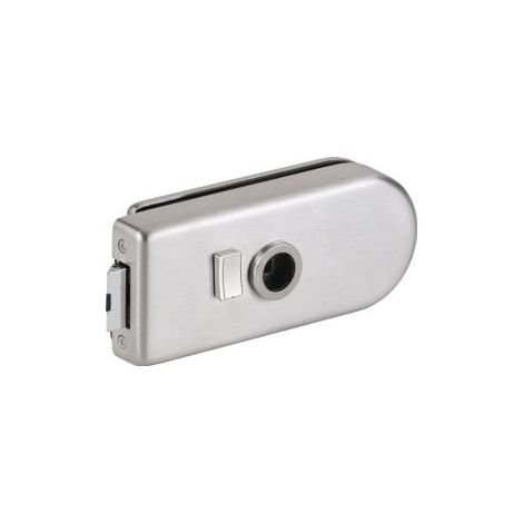 Cerradura  de  puerta  de  cristal  Venezia  6016F  Alu.VA  ma  (60)  WC  Manilla  trasera (1/3)