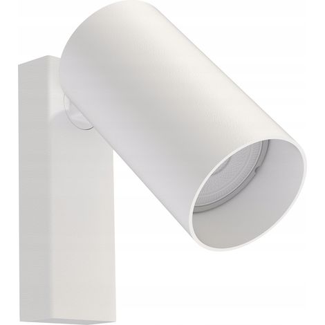 Lámpara de pared Nowodvorski Mono, acero lacado blanco, plástico ABS, GU10, 10 W (1/3)