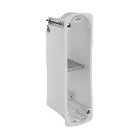 Arnould – Boîte d'encastrement multi matériaux 50mm – Petit rectangle double – Rangement pour outils – Solution esthétique et pratique