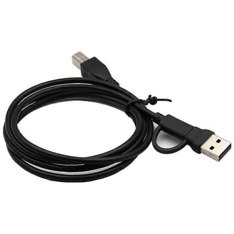 Typ-C-Drucker-/Telefonkabel, USB-Typ-C-zu-USB-B-OTG-Anschluss für elektronische Geräte (1/5)