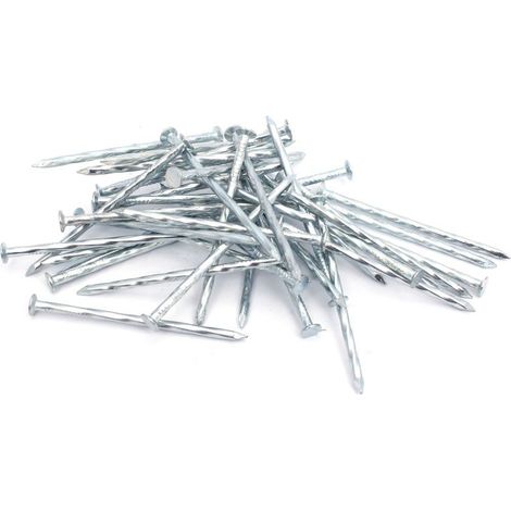 Pointes Torsadées Galvanisées, 3.5 x 90 mm, Pour Construction Bois, Seau 5 kg