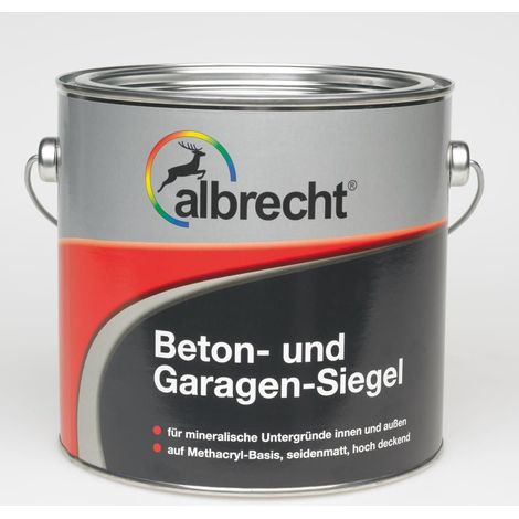 Albrecht Beton- und Garagen-Siegel 5 l steingrau RAL 7030 Betonsiegel