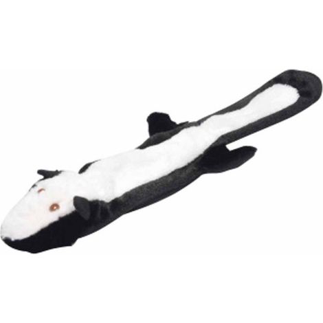 Peluche pour Chien "Putois" 48cm Noir & Blanc