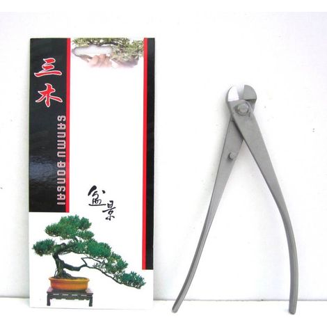Tronchese tagliafilo bonsai in acciaio satinato mm. 210