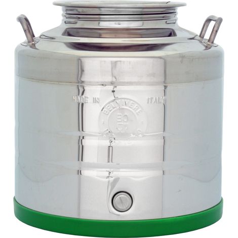 CONTENITORE ACCIAIO INOX PER OLIO 30 L STD- BELVIVERE- 1,0 pz
