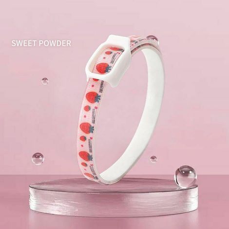 Collier vermifuge pour chat Collier anti-puces pour chien S (36CM) Fraise mignonne, (1/5)