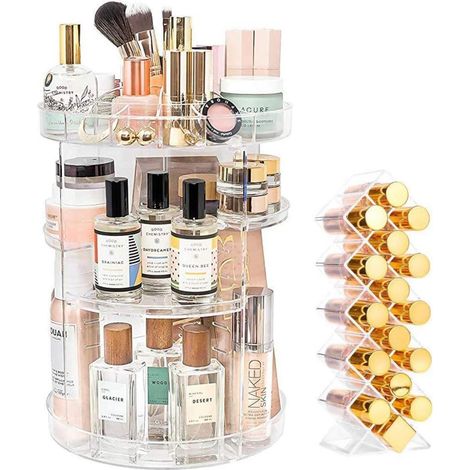 Make Up Organizer Lippenstifthalter 16 Löcher 360 Transparente (1/5)