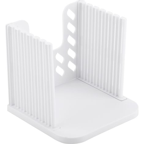 Trancheuse réglable pour pain maison, en plastique ABS, pour toasts, bagels et sandwichs, avec une coupe uniforme et un rangement compact.-AquaForge (1/5)