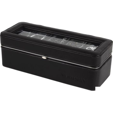 Caja Guarda Relojes 6 Uds Piel Marrón